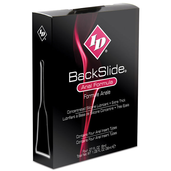 ID Backslide Anal Insert Tube 8 ml - (Box of 4) by ID Lubricant