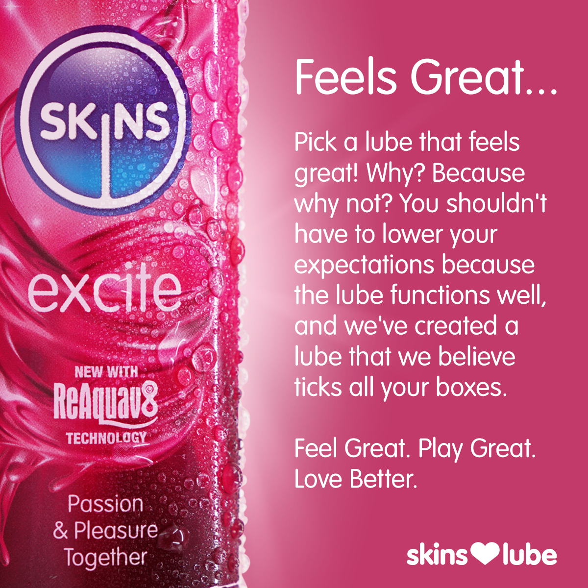Skins Excite Tingling Water Based Lubricant 4.4 fl oz (130ml) - Image 4